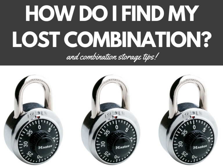 How Do I Find The Combination To My Master Lock? Master Locks